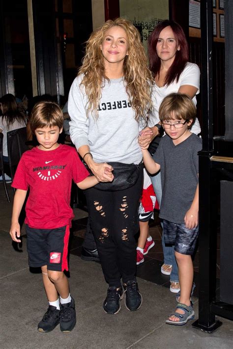 shakira with her sons